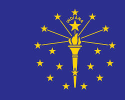 Image of Indiana state flag