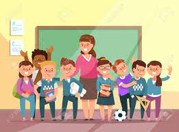 Descargue el vector de stock grupo de dibujos animados de los niños de la escuela primaria en el patio de la escuela sin royalties 195857870 de la colección de millones de fotos, imágenes vectoriales. Ilustracion De Vector Grupo Escuela Primaria Nino Y Nina Y Profesor En El Aula En Estilo De Dibujos Animados Ilustraciones Vectoriales Clip Art Vectorizado Libre De Derechos Image 76964357