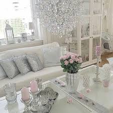 Elegant Livingrooms Light Gray Walls Cream Sofas Pink Accents Shabby Chic Living Room Design Chic Living Room Shabby Chic Living Room