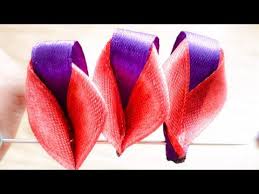 Amazing Ribbon Flower Work Hand Embroidery Designs Easy Diy Ribbon Flowers Quicky Crafts Youtube Diy Ribbon Flowers Diy Ribbon Hand Embroidery Designs