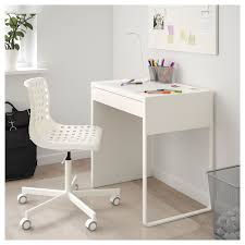 Micke Tyopoyta Valkoinen 73x50 Cm Ikea White Desk Bedroom Small White Desk White Desk With Drawers