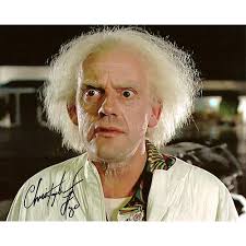 Christopher Lloyd Autographed 8"x10" Photo (Back To The Future)