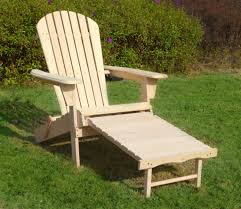 C skaer may 26, 2015. Wooden Unfinished Adirondack Chair Kit With Pullout Ottoman Yardify Com