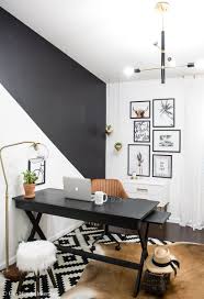 Diy Budget Friendly Modern Home Office Makeover Hudson Valley Lighting Modern Home Office Office Makeover Home
