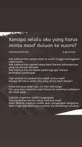 Bahkan pada orang yang dirasa lebih rendah secara sosial ekonomi. Kenapa Istri Harus Minta Maaf Terlebih Dahulu Ke Suami Parabola Tv Muslim