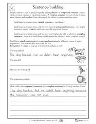 Compound Sentences Writing Worksheets Classroom Writing Compound Sentences