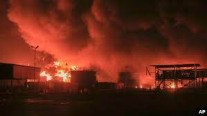 US Air Strikes Targeting Yemeni Oil Port; Huthis Say Attack Killed 20 People