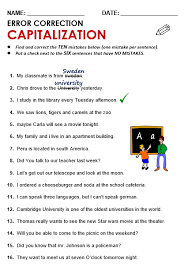 Capitalization All Things Grammar