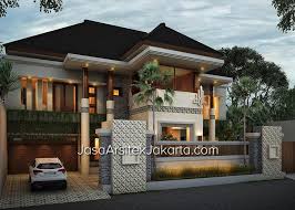 Desain rumah modern yang dipadukan dengan desain etnik maka akan menghasilkan hunian yang elegan dan mewah. Desain Rumah Megah Double Facade Luas 570 M2 Exterior House Remodel Facade House Contemporary House Exterior