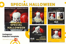 Download Instagram Podcast Special Halloween Graphic By Maju57creative Creative Fabrica SVG Cut Files