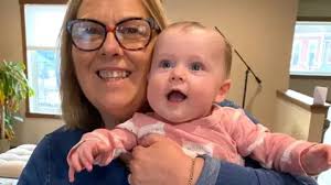 Covid: 'I've finally held my beautiful first grandchild in America'