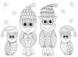 Of family coloring pages are a fun way for kids of all ages to develop creativity, focus, motor skills and color recognition. Coloring Book Page Of Owl Family For Adult And Old Children Vector Illustration Hand Drawn Style Royalty Free Cliparts Vectors And Stock Illustration Image 100218200