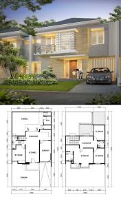 Sketchup house design 6 ext int + enscape 2.4 realtime rendering. Tipe Alona A Lb 170 Lt 239 Rumah 2 Lantai Bergaya Modern Tropis Ini Berada Di Cluster Flinder Park Citragran Cibubur Harmon Arsitektur Rumah Rumah Impian