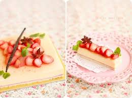 Fraise Exotique Almond Biscuit Sponge Strawberry Soaking Syrup Vanilla White Choc Mousse Macerated Strawbe Sweet Tarts How Sweet Eats Individual Desserts