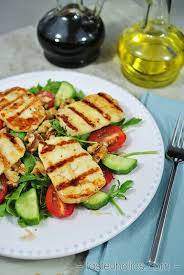 25 Easy Delicious Vegetarian Keto Recipes Ruled Me Halloumi Salad Grilled Halloumi Vegetarian Ketogenic Recipes