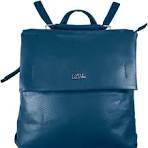 Zaino casual in ecopelle PU da donna, convertibile in borsa a tracolla, con  patta e cinghie regolabili, per università o lavoro