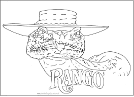 These alphabet coloring sheets will help little ones identify uppercase and lowercase versions of each letter. Disegni Rango Disegni Da Colorare Coloring Pages