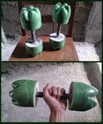 Dumbbell Upcycling Workout Diy Fit Pet Fitnessworkouts Salle De Sport Maison Salle De Sport Deco Beton
