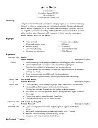 Personal Assistant CV Example for Admin | LiveCareer