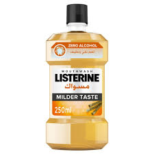 I was getting tired of looking at the plastic bottle sitting next to the sink and wanted to make a change. Listerine Miswak Mouthwash 250ml