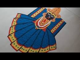 Navratri Rangoli Design Mahalaxmi Kolhapur Devi Rangoli Design Dasara Rangoli Diwali Ra Rangoli Designs Free Hand Rangoli Design Easy Rangoli Designs Videos