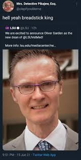 I heard it was a close race between him and Fred Lobster