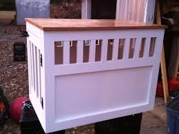 Diy dog crate end table or nightstand. Dog Crate End Tables Ideas On Foter