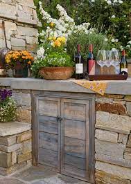 Barbecue Island Mediterranean Provincial French Style Concrete Countertop Design By Kate Wiseman Outdoor Cooking Area Outdoor Kitchen Design Outdoor Kitchen