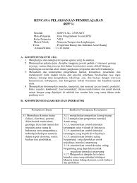 Maybe you would like to learn more about one of these? Rpp Interaksi Antar Ruang