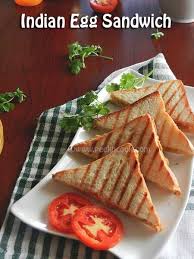 Indian Style Creamy Grilled Egg Sandwich Egg Sandwiches Egg Sandwich Recipe Sandwiches