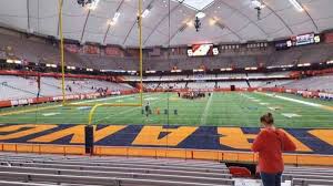 Carrier Dome Section 123 Home Of Syracuse Orange