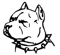 Black And White Pitbull Tattoos Pin On East Coast