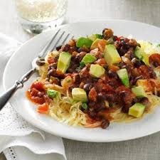 Salsa Spaghetti Squash Recipe Favorite Casserole Recipes Recipes Vegetarian Spaghetti Squash Recipes