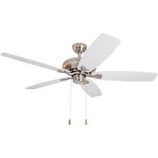 Low profile led indoor brushed nickel ceiling fan with light kit and universal remote. Prominence Home 52 Inch Narvi Brushed Nickel Fan With White Maple Reversible Blades Ceiling Fan Overstock 15615728