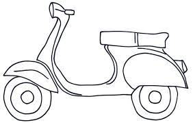Means of transport index : Coloring Pages Coloring Pages Scooter Printable For Kids Adults Free