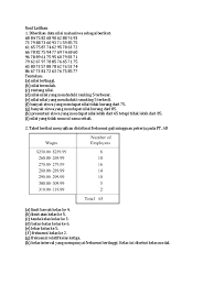 Maybe you would like to learn more about one of these? Soal Latihan Statistik