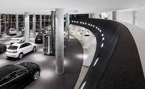 501 Swanson Melbourne S Audi And Maserati Dealership By Elenberg Fraser Knstrct Car Showroom Design Maserati Dealership Car Showroom Interior