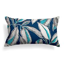 Hoplee farmhouse pillow covers 18x18 buffalo plaid outdoor pillow covers with white pom pom ltd u pillow inflatable pillow travel neck rest pillow outdoor pillow blue and white. Grouchy Goose Panama Navy Rectangular Lumbar Outdoor Throw Pillow 01291 The Home Depot