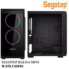 Segotep halo 6 mini white. Segotep Halo 6 Mini Black Case Shopee Malaysia