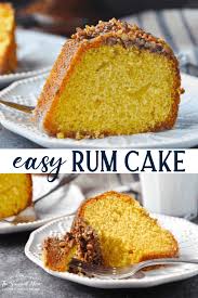 Grandma S Old Fashioned Rum Cake Rum Cake Recipe Easy Rum Cake Recipe Christmas Food Desserts