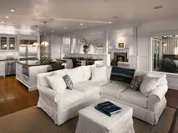 Open concept living room, dining room and kitchen is the common layout style. Pin On Kitchen Family Room