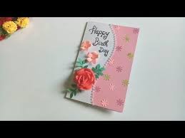 See more ideas about birthday cards, handmade birthday cards, cards handmade. Beautiful Handmade Birthday Card Idea Diy Greeting Cards For Birthday Youtube Beautiful Birthday Cards Handmade Birthday Cards Greeting Cards Diy