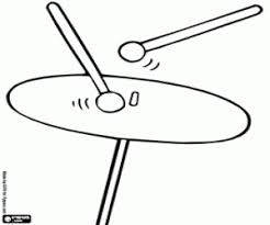 The drum kit is a combination of a lot of percussion instruments. Musical Instruments Coloring Pages Printable Games