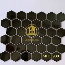 Gạch Mosaic lục giác màu hồng MHG 5602 - Tổng kho Mosaic