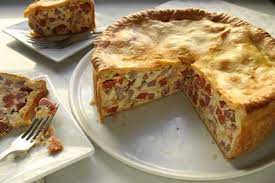 Celebrate Easter The Italian Way With This Meaty Pizza Rustica Recipe Italian Easter Pie Pizza Rustica Italian Recipes