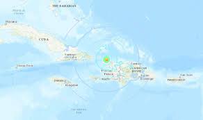 This map shows where haiti is located on the world map. Haiti Earthquake Map Where Is Haiti Is Dominican Republic Affected World News Express Co Uk