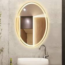 What height are the products in oval bathroom mirrors? Bathroom Oval Mirror Lamp Led Bar Mirror Light Dressing Room Touch Switch Led Wall Sconce Toilet Makeup Mirror Led Wall Light Led Indoor Wall Lamps Aliexpress