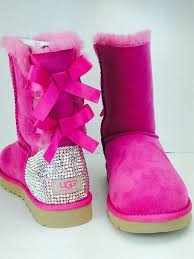 Custom Ugg Boots Made With Swarovski Bailey Bow Free Shipping Repair Kit Cleaning Kit Crystal Color 48 Hr Turnaround Ugg Boots Uggs Uggs With Bows