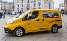 Muss bis zur wohnungs oder haustür geliefert werden? Empfehlung Nissan 50 E Nv200 An Dhl Express In Italien Geliefert