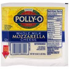 An italian traditional specialty guaranteed (tsg) food product, mozzarella cheese is not aged. Order Polly O Whole Milk Mozzarella Cheese Fast Delivery